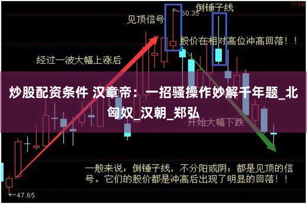 炒股配资条件 汉章帝：一招骚操作妙解千年题_北匈奴_汉朝_郑弘