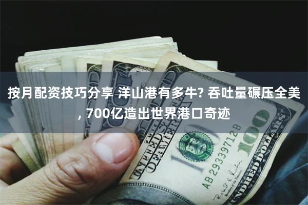按月配资技巧分享 洋山港有多牛? 吞吐量碾压全美, 700亿造出世界港口奇迹